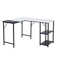 thumbnail image 3 of Escritorio de Computadora Escritorio L Negro FurnitureR moderno, 3 of 6