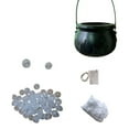 thumbnail image 2 of Halloween Bubbling Witch Cauldron - Cauldron Pot with Twinkling Lights for DIY Spooky Kitchen & Table Decor, 2 of 4