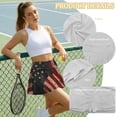 thumbnail image 6 of FUIALDOLG Retro US Flag Tennis Skorts for Women 4th of July Independence Day Clothes Skorts for Women Lady High Waisted Tennis Skirts Golf Skorts with Pocket Mini Dress Built in Shorts，L, 6 of 7