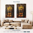 thumbnail image 4 of Elephant Stock Rustic Buddha Wall Art - Vertical Canvas Wall Art - Living Room Wall Decor - People Canvas - Brown And Gray Decor - 34" x 51", 4 of 8