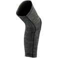 thumbnail image 2 of 100% Teratec Knee Guards - Gray Heather, Large Tacky Silicone Elastic Webbing, 2 of 2