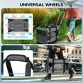 thumbnail image 6 of WFUN Portable Pet Rolling Carrier for Small Medium Dogs Cats Pet up to 33LB, Blue, 6 of 14