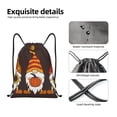 thumbnail image 4 of Disketp Fall Gnomes Drawstring Backpack Drawstring Gym Bags Draw String Bags for Sports, Gym, Travel, Swimming, Beach-Small, 4 of 6