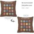 thumbnail image 5 of School Counselor Gifts Calming Corner pillowcase18x18 in，Calming Corner Items Kids，Counseling Office Must Haves，School Counselor Office Must Haves（Brown） 892, 5 of 5