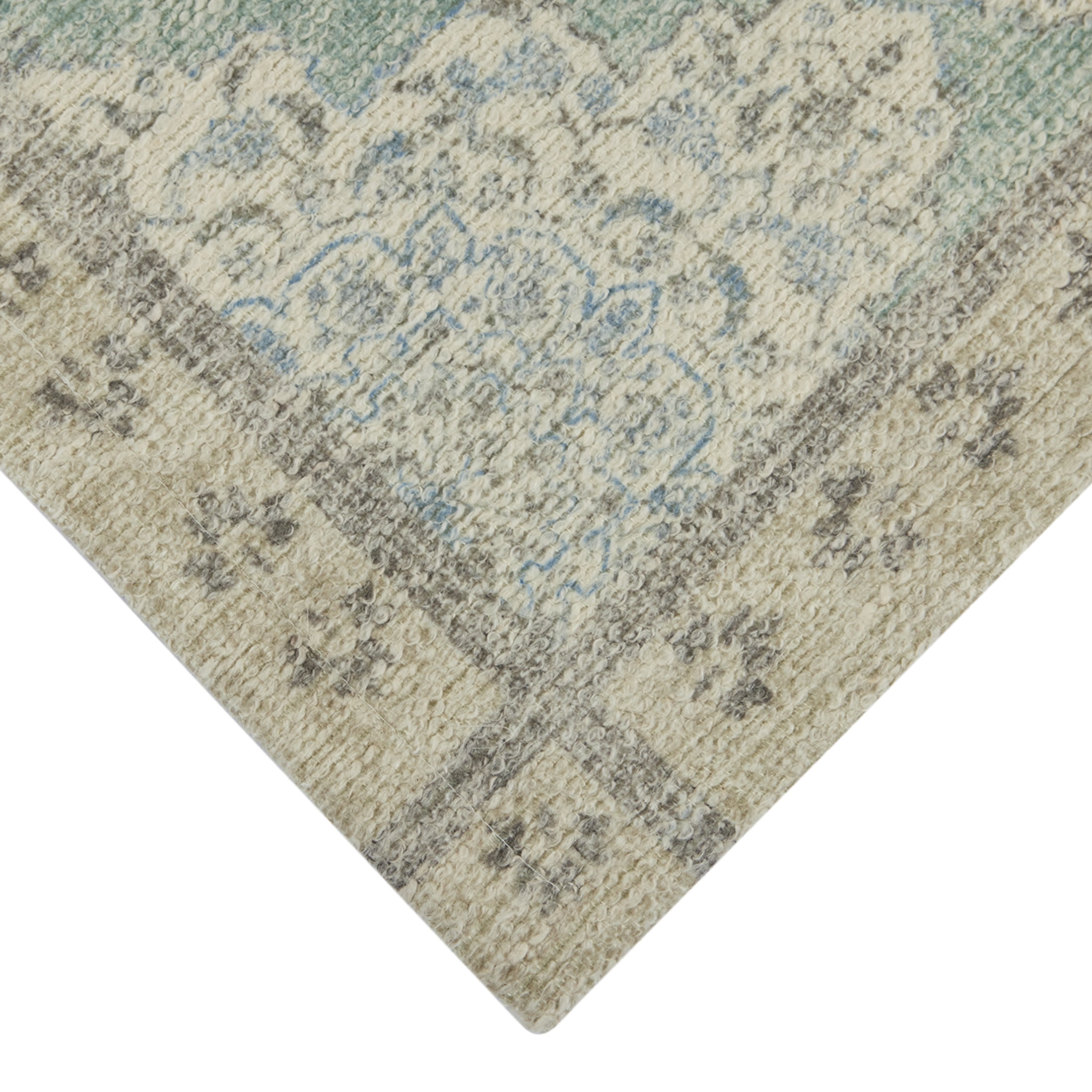 Better Homes & Gardens Kaston Medallion Bath Rug Set, Green River, 2 Piece