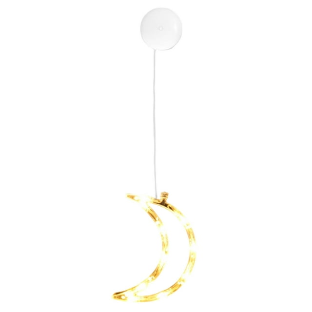 BKRE Suction Cup Christmas Lights Mini Suction Cup Lights For Windows Suction Cup Window Lights Battery Operated Holiday For Indoor Outdoor Festive Night Light Display (4 Styles)