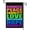White-10, variant on Pride Flag Garden Flags for in This House We Believe Science Is Real Black Lives Matter Vertical Double Sided 12.5"X18" Indoor Yard Outdoor Decoration