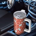 thumbnail image 6 of Christmas 40oz Tumbler– Stainless Steel Insulated Tumbler with Handle and Straw, Large Capacity Travel Cup for Hot & Cold Drinks, 6 of 7