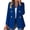 Blue, variant on Blazers for Women Business Casual Long Sleeve Lapel Open Front Suit Jacket Work Blazer with Pockets Wine