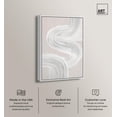 thumbnail image 2 of Spontaneous Flow II Canvas Print Minimalist Wall Art by Art Remedy, White Frame, 10 x 15, 2 of 7