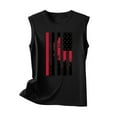 thumbnail image 4 of Independence Day Tank Tops for Women， Summer Womens 4Th of July Sleeveless Shirts American Flag Printed Camisole Retro Patriotic T-Shirts Workout Going Out Tunics Outfits, 4 of 4