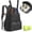 Black, variant on Tennis Backpack Sports Equipment Bag with Ball Pocket and Water Bottle Holders