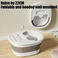 thumbnail image 5 of YiJuHui Foldable Foot Bath Bucket with Lid Insulated Portable Foot Soaking Basin for Home Spa, Ergonomic Massage, Heat Retention & Device Stand, 5 of 6
