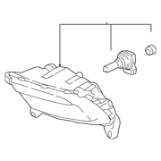 Genuine OE Kia Fog Lamp Assembly - 92202-G5000