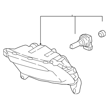 Genuine OE Kia Fog Lamp Assembly - 92202-G5000