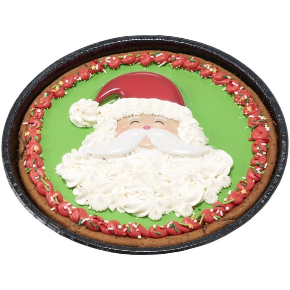 CakeDrake Santa Cake Topper Set, 2-Piece Festive Holiday Decorations for Cakes and Desserts, Santa Face and Hat Pop Tops, Christmas Baking Decor