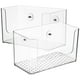 thumbnail image 3 of 2 cajas de almacenamiento adhesivas de pared transparentes para baño., 3 of 6