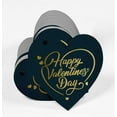 thumbnail image 3 of Inkdotpot Pack Of 100 Happy Valentine's Day Valentine Favor Paper Tags Craft Real Gold Foil Hang Tags, 3 of 6