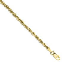 Primal Gold 10 Karat Yellow Gold 2.8mm Semi-Solid Rope Chain