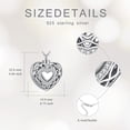 thumbnail image 5 of SISGEM Filigree Dog Paw Urn Locket Necklace 925 Sterling Silver Print Pet Urn Necklace for Ashes Engraved Personalized Cremation Jewelry Pictures Keepsake Memorial Gifts for Women Men, 5 of 10