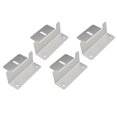 thumbnail image 3 of Soporte De Montaje Solar 4 Uds. Soportes En Z para Panel Solar, Kit De Tornillos De Soporte De Montaje para Panel Fotovoltaico De Aleación De Aluminio para Techo De Rejilla De Barco Y Remolque RV, 3 of 8