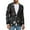 Christmas Snowflake Print, variant on Graffiti Print Mens Blazer Jacket Long Sleeve Soft Mens Knit Blazer Jacket Casual One Button Soft Lightweight Sport Coats Stretch Stylish for Men Size S