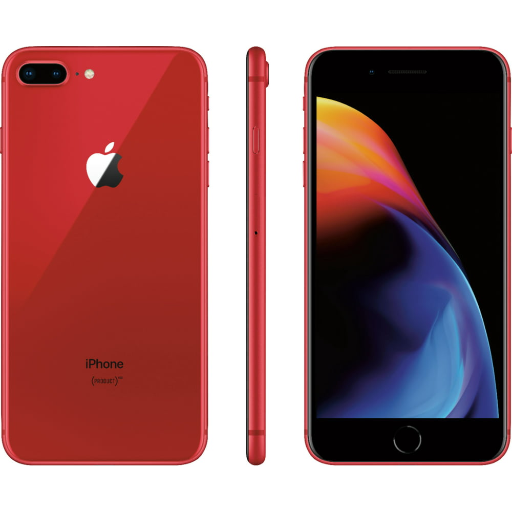 Refurbished Apple iPhone 8 Plus 256GB Red Fully Unlocked 4G LTE