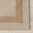 thumbnail image 4 of Rugs USA Gino Two-Tone Bordered Wool Area Rug, 5' x 8', Gino Beige, 4 of 6