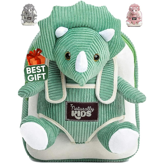 Mochila Naturally KIDS con dinosaurios pequeños para niños de 3 a 5 años