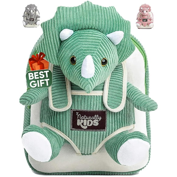 Mochila Naturally KIDS con dinosaurios pequeños para niños de 3 a 5 años