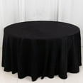 thumbnail image 2 of BalsaCircle 120" Round Cotton Tablecloths Wedding Linens Black, 2 of 8