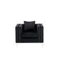 thumbnail image 4 of Lorreto Black Velvet Chair, 4 of 4