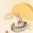 thumbnail image 5 of Cat Scratcher Bed, 16" Large Oval Cardboard Scratcher – 2-in-1 Scratching Board & Lounge Bed for Cats, Protects Furniture from Claw Damage, 5 of 6