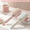 thumbnail image 2 of Brosse de Massage Rétractable pour Coussin, Brosse à Cheveux Auto-Nettoyante avec Poils Rétractables, Anti-Statique pour Femmes Hommes Adolescents (Bleu), 2 of 8
