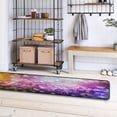 thumbnail image 4 of Dreamtimes Glittering Stars Purple Hallway Runner Rug 2'x6' Kitchen Rug with Rubber Backing Non Slip Entryway Rug Runner Washable Soft Area Rug for Hallway Bedroom Kitchen Decor, 4 of 6