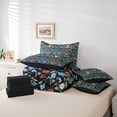thumbnail image 6 of Homewish Vintage Flowers Strawberry 7-Piece Bedding Comforter Set For Boys Girls,Exotic Style King Bedding Sets,Spring Garden Ultra Soft Bed Sheets,Luxury Bedroom Decor,Reversible, 6 of 8