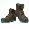 thumbnail image 6 of HANDMEN Work Boots Boots for Men, Composite Toe Waterproof Slip Resistant Anti-puncture EH Work Boots, Brown, 81N02, 13, 6 of 7