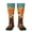 2 Black-2, variant on Xecao Strong Kitten Lifting Weights Print Compression Socks for Both Men And Women for Running, Travel, Flight, Nurse