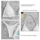 thumbnail image 4 of Traje de baño cómodo y encantador elástico de cintura baja de grano ondulado para el verano, 4 of 5