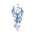 thumbnail image 3 of Heallor-pegatinas de tatuaje impermeables, tatuajes falsos de larga duración, tatuajes corporales, múltiples cosméticos, patrones de maquillaje, D6b5, 3 of 5