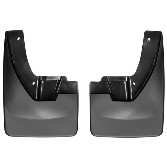 WeatherTech Custom No Drill Splash Guard MudFlaps compatible with Ram 1500 Classic, Ram 2500/3500, Ram Truck 1500, Ram 1500, Ram Truck 2500/3500, Front Pair - Black