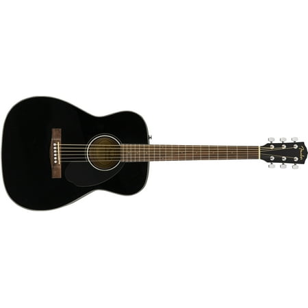 Fender CD-60S Acoustic Guitar, Black (Best Fender Guitar For Beginners)