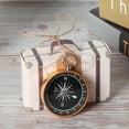 thumbnail image 1 of Mini Candy Box, Wedding Favors, With Compass And Kraft Tags For Travel Wedding Golden, 1 of 8