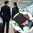 thumbnail image 2 of RFID-Blocking Neck Passport Pouch, Anti-Theft Travel Document Wallet with Adjustable Strap, Water-Resistant & Breathable for Secure Travel，Black, 2 of 7