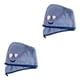 thumbnail image 1 of Toystoory Gorro de secado rápido para niños de terciopelo Coral , envoltura para el pelo largo y rizado, gorro de ducha, botón, turbante, azul 2piezas, 1 of 6