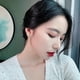 thumbnail image 4 of Heartbeat Diamond Red Temperament Small Earrings for Women, South Korea Fashion Network Birthday Gifts, 4 of 5