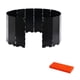 thumbnail image 5 of Parabrisas para estufa de camping, plegable, 16 placas, portátil y ligero. Negro, 5 of 9
