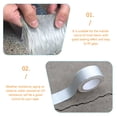 thumbnail image 4 of OULII 2 Pcs Ruban Butyle Durable Argent Étanche pour Réparation de Fuite de Toit et Tuyaux, 4 of 6