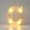 C, variant on Hioyaky Christmas Lights Sign Ornaments - 26 Initial Letter Hanging Pendant For Home Party Wedding Decoration