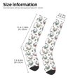 thumbnail image 2 of Naloa Cute French Bulldog Thigh High Socks Extra Long Stretchy Sock Women Over Knee High Opaque Stocking Daily Wear, 2 of 6